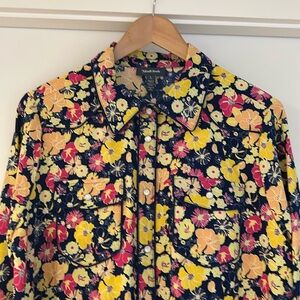 NWT dress ModCloth 🌸floral🌸 western dress/duster 💛🧡🩷